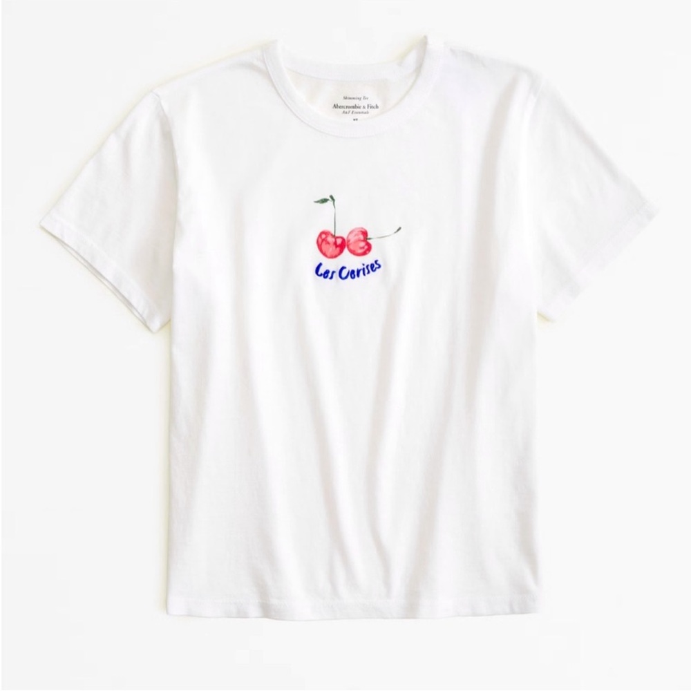 Abercrombie cherry tshirt